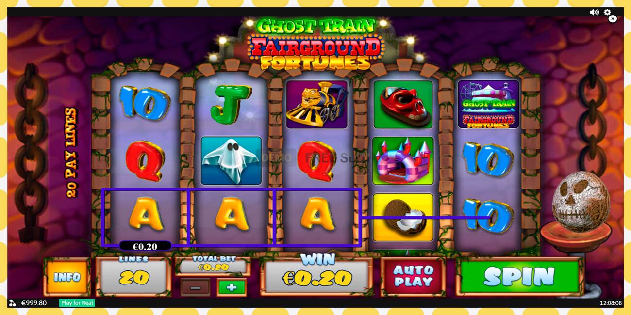 Demo slot Fairground Fortunes Ghost Train free and without registration, picture - 1