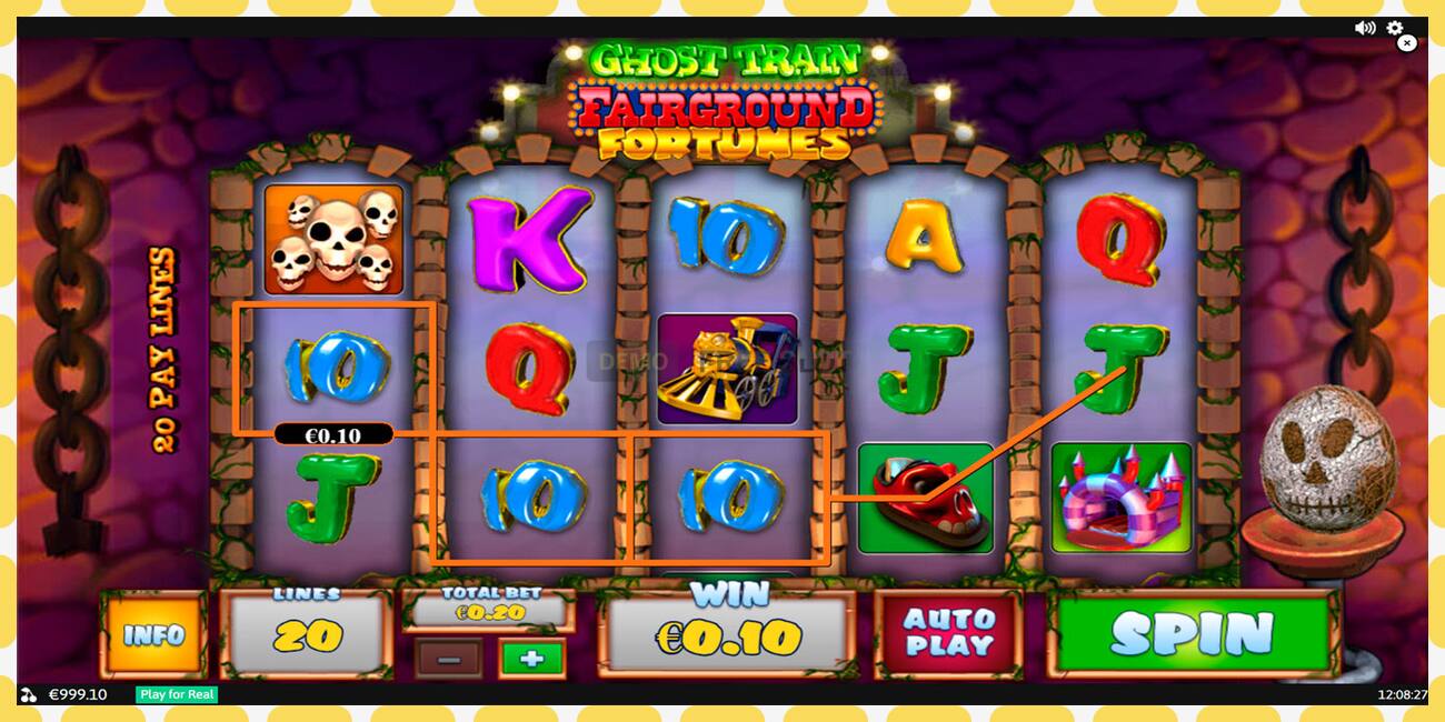 Demo slot Fairground Fortunes Ghost Train free and without registration, picture - 1