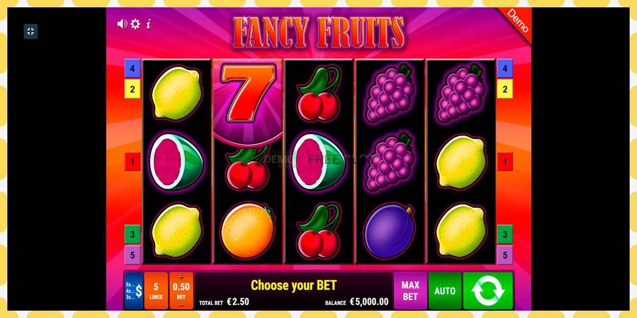 Demo slot Fancy Fruits free and without registration, picture - 1