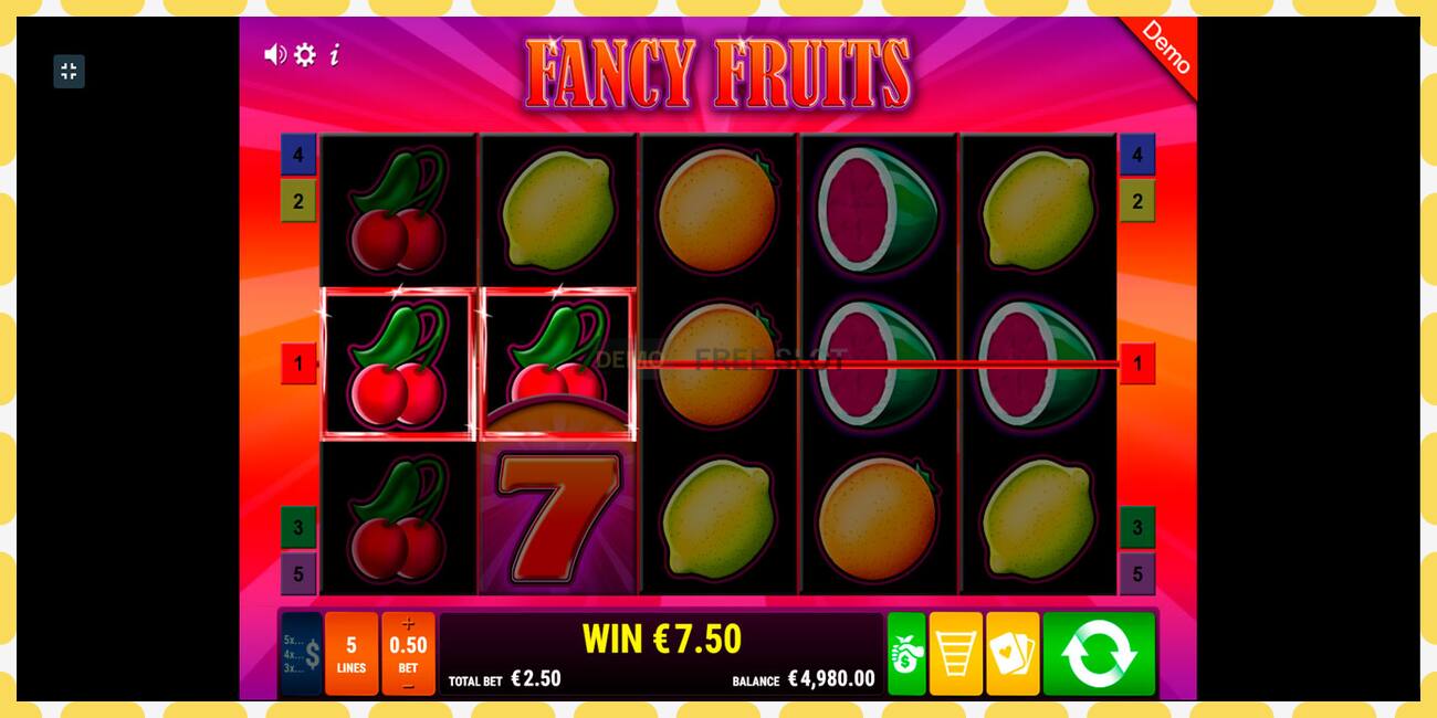 Demo slot Fancy Fruits free and without registration, picture - 1