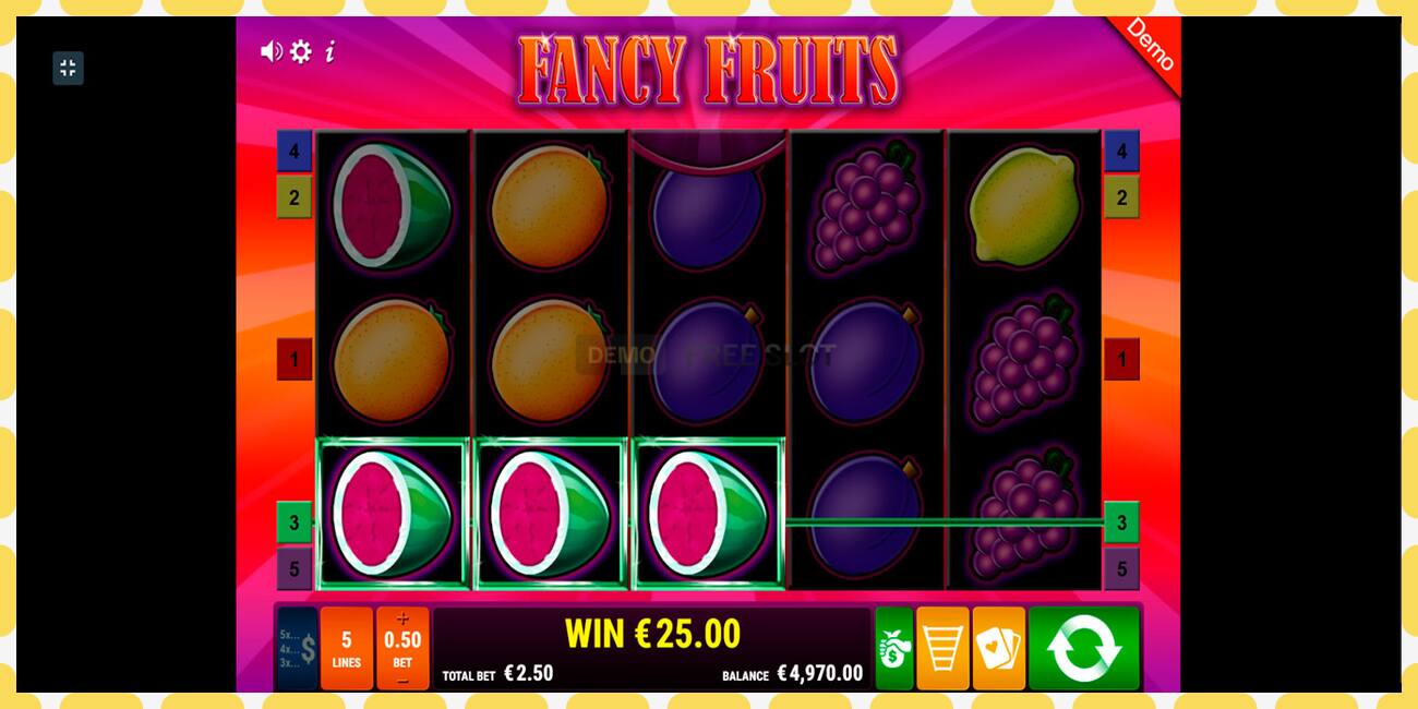 Demo slot Fancy Fruits free and without registration, picture - 1