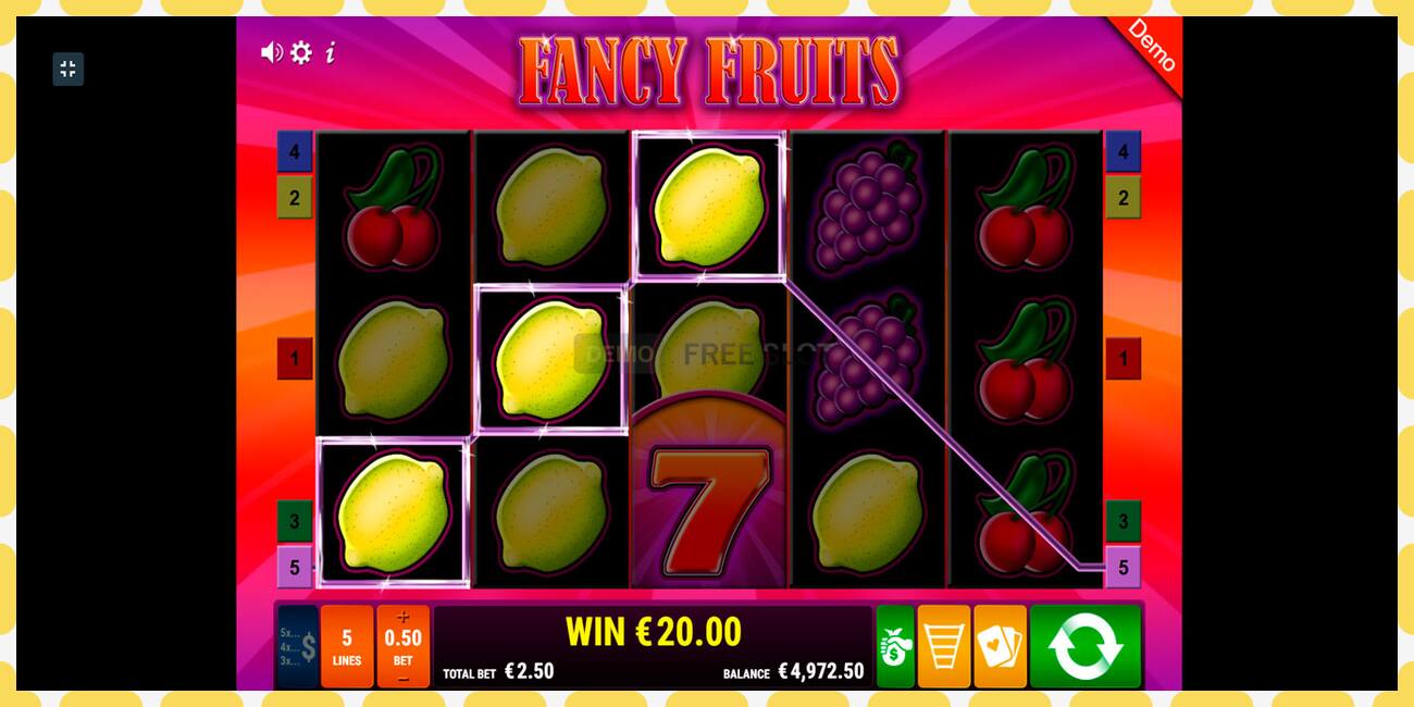 Demo slot Fancy Fruits free and without registration, picture - 1