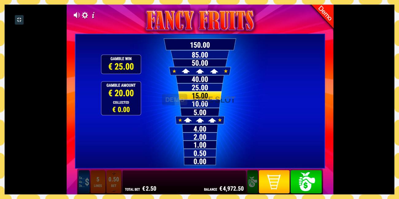 Demo slot Fancy Fruits free and without registration, picture - 1