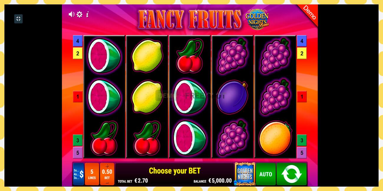 Demo slot Fancy Fruits GDN free and without registration, picture - 1