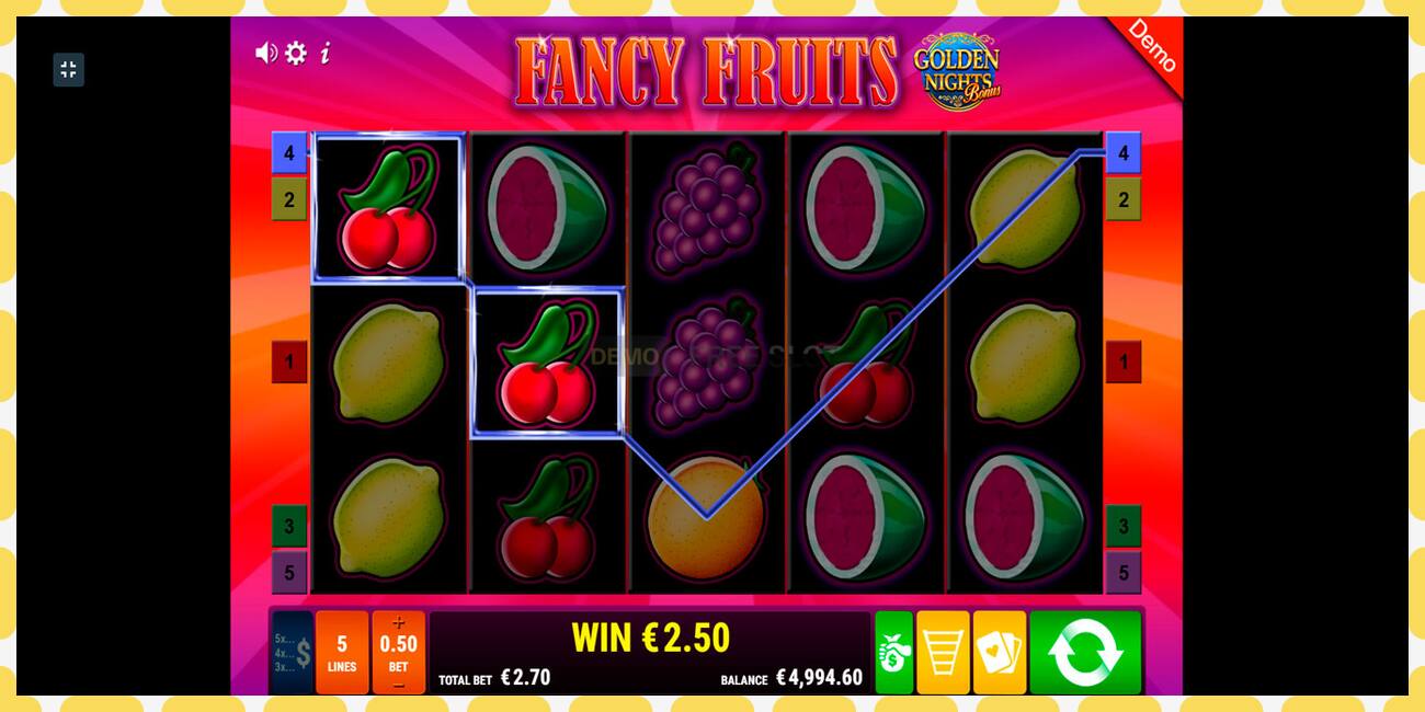 Demo slot Fancy Fruits GDN free and without registration, picture - 1