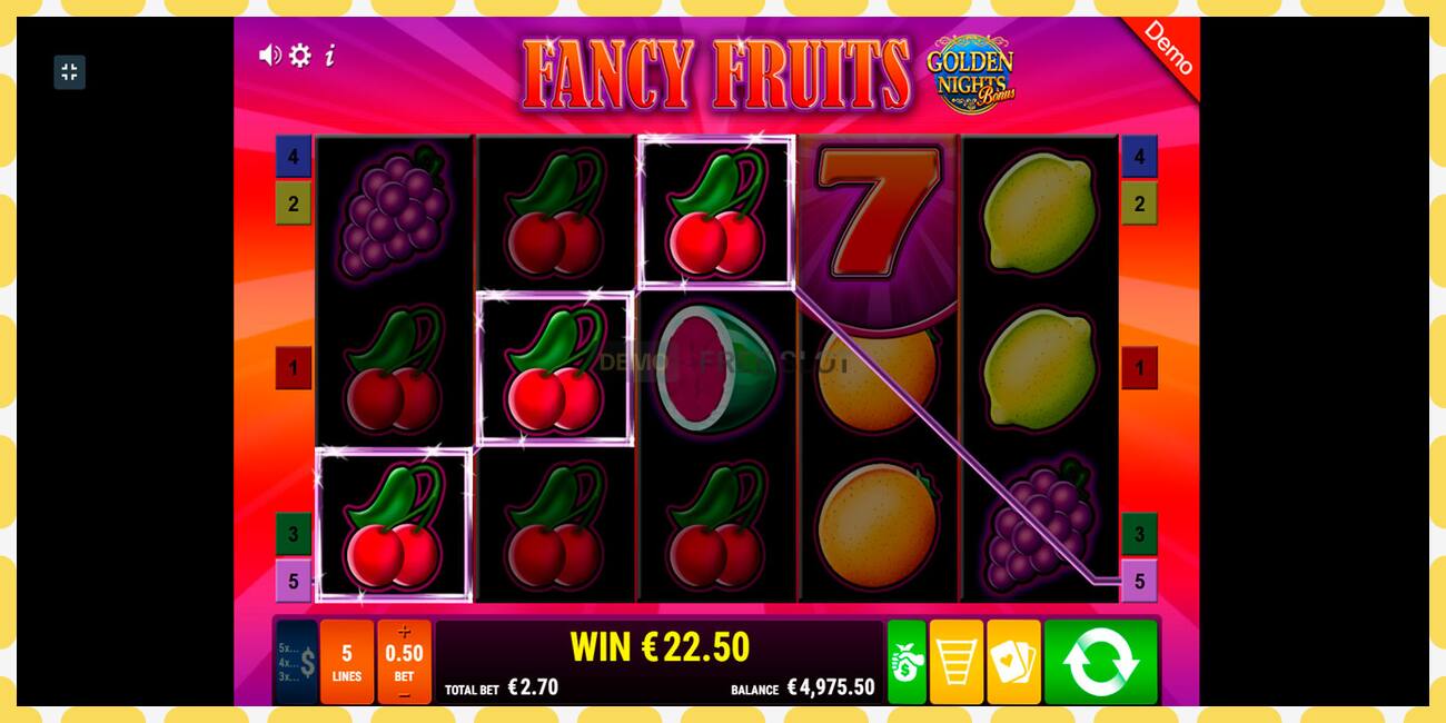 Demo slot Fancy Fruits GDN free and without registration, picture - 1