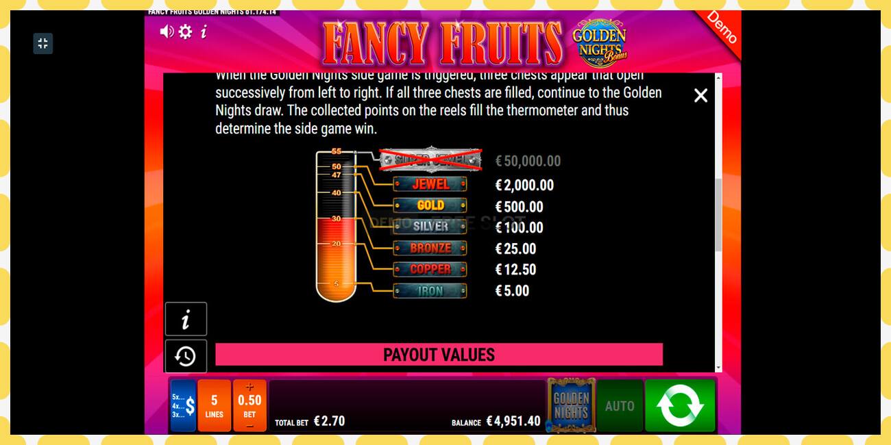 Demo slot Fancy Fruits GDN free and without registration, picture - 1