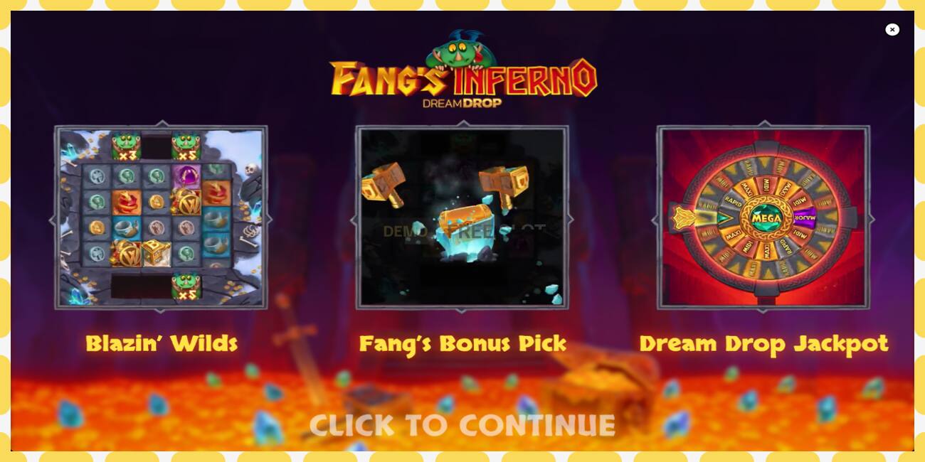 Demo slot Fangs Inferno Dream Drop free and without registration, picture - 1