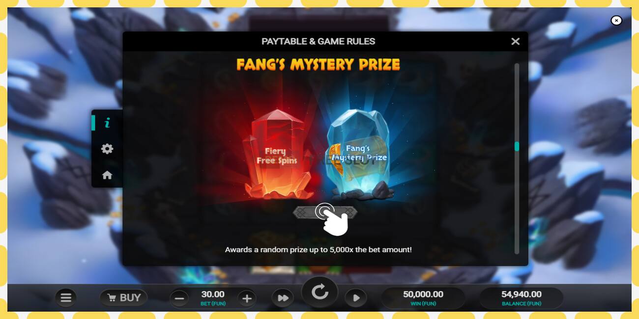 Demo slot Fangs Inferno Dream Drop free and without registration, picture - 1