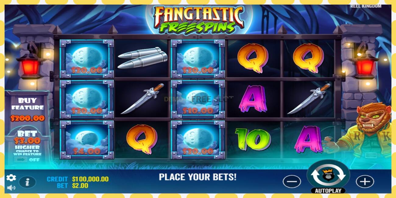 Gniazdo demonstracyjne Fangtastic Freespins bezpłatnie i bez rejestracji, zdjęcie - 1