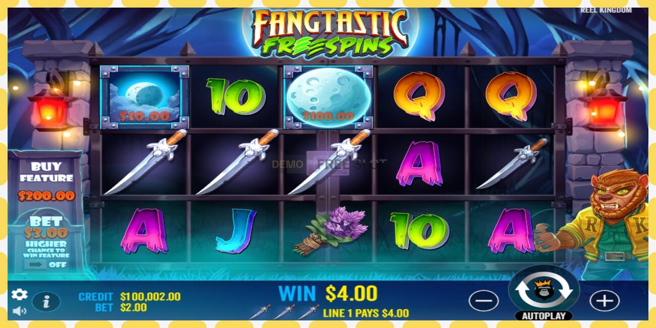 Gniazdo demonstracyjne Fangtastic Freespins bezpłatnie i bez rejestracji, zdjęcie - 1