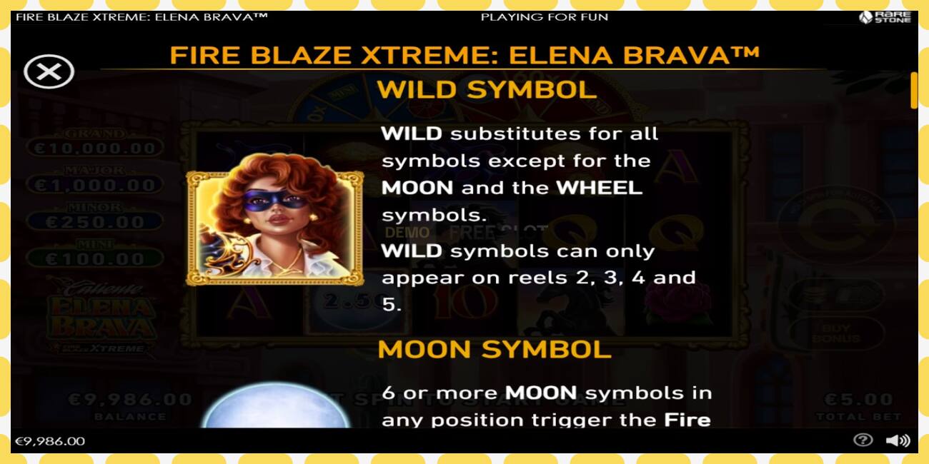 Ковокии намоишӣ Fire Blaze Extreme: Elena Brava ройгон ва бидуни қайд, расм - 1