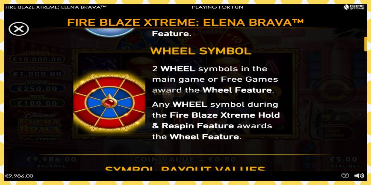 Ковокии намоишӣ Fire Blaze Extreme: Elena Brava ройгон ва бидуни қайд, расм - 1