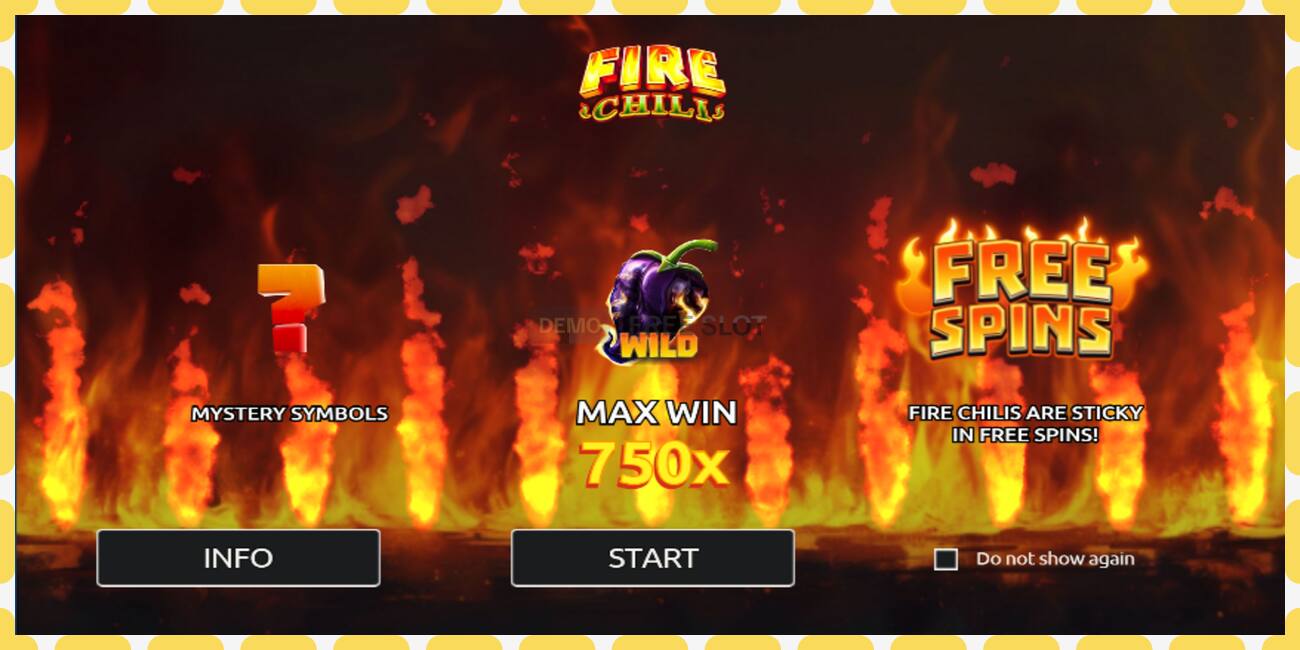 Demo slot Fire Chili free and without registration, picture - 1