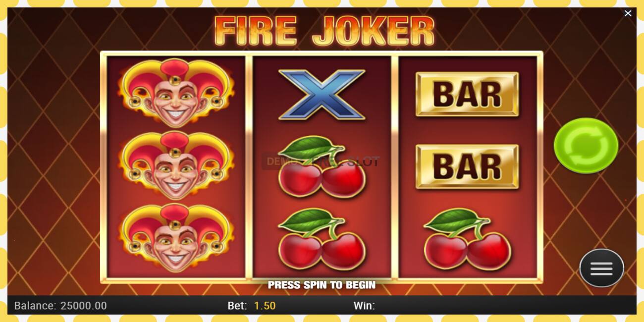 Demo slot Fire Joker free and without registration, picture - 1