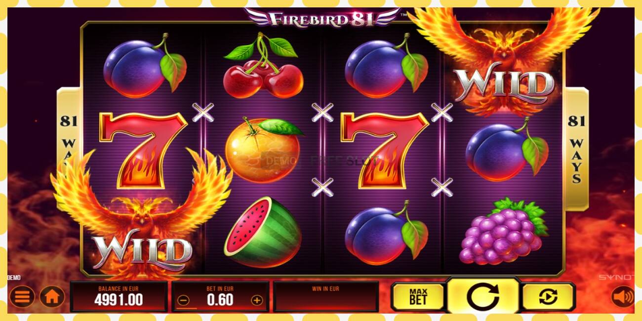 Slot demo Firebird 81 gratuit și fără înregistrare, imagine - 1