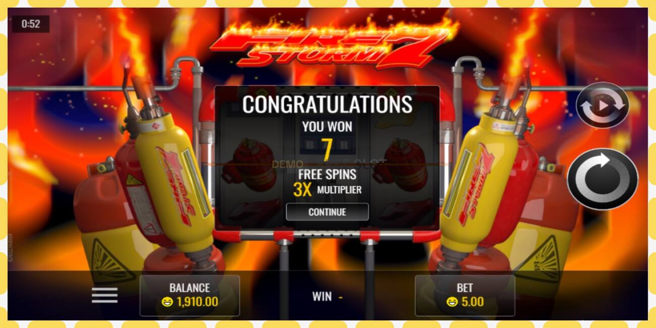 Demo slot Firestorm 7 free and without registration, picture - 1