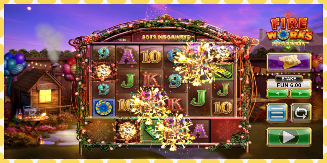 Demo slot Fireworks Megaways free and without registration, picture - 1