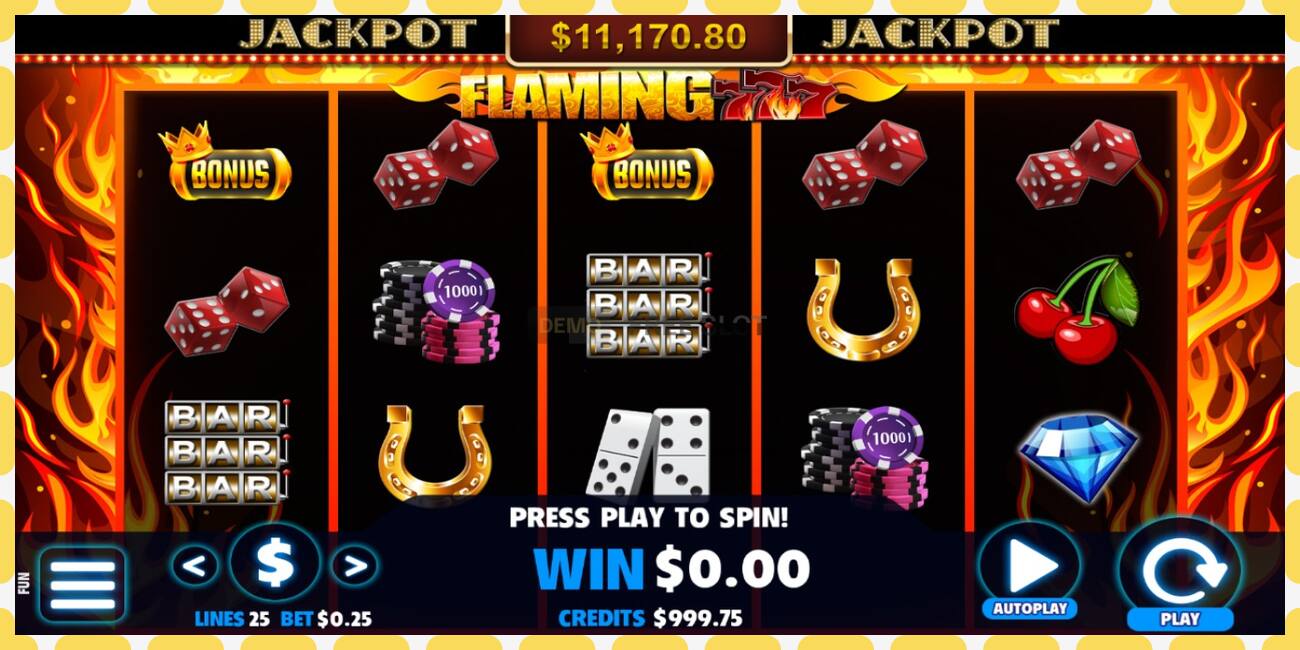 Slot demo Flaming 777 gratuit și fără înregistrare, imagine - 1