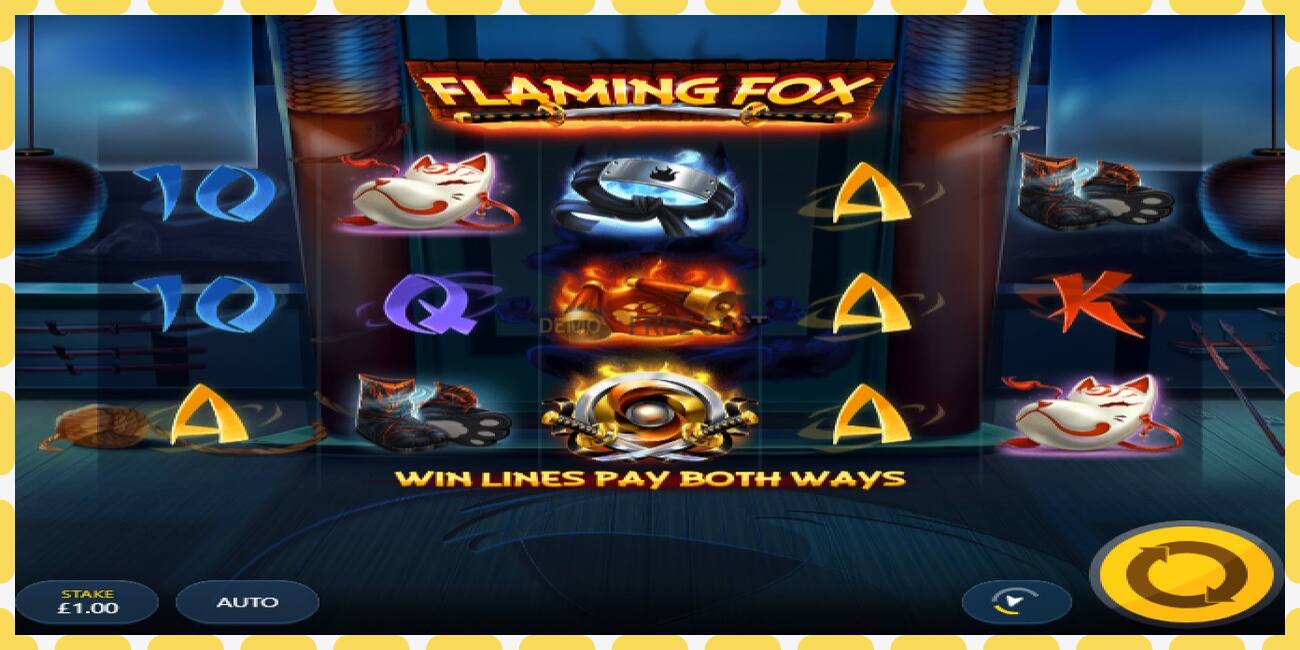 Demo slots Flaming Fox bezmaksas un bez reģistrācijas, attēlu - 1