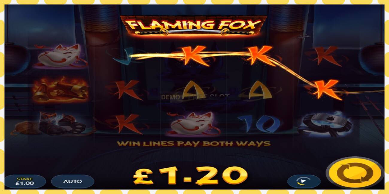 Demo slots Flaming Fox bezmaksas un bez reģistrācijas, attēlu - 1