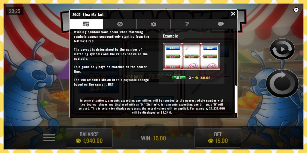 Slot demo Flea Market gratuit și fără înregistrare, imagine - 1