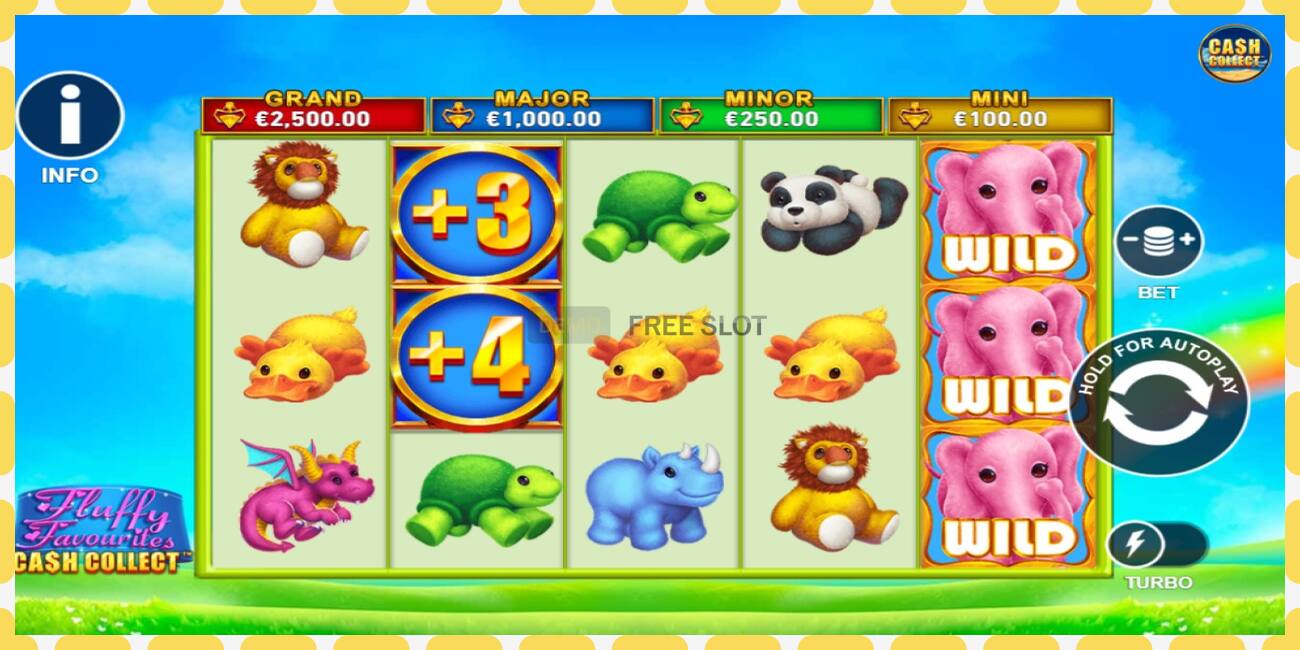 Demo slot Fluffy Favourites Cash Collect free and without registration, picture - 1