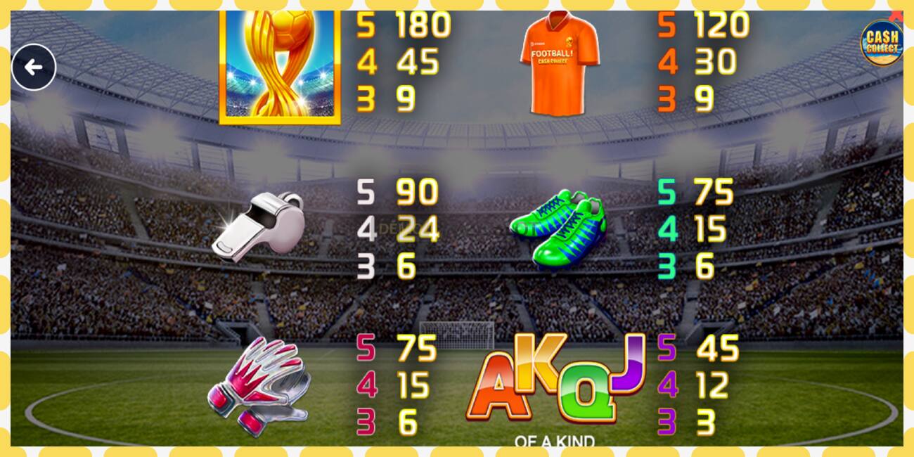 Demo-slot Football Cash Collect PowerPlay Jackpot gratis en zonder registratie, afbeelding - 1