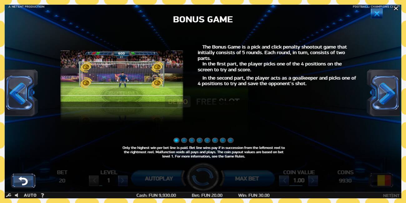 Demo slot Football Champions Cup free and without registration, picture - 1