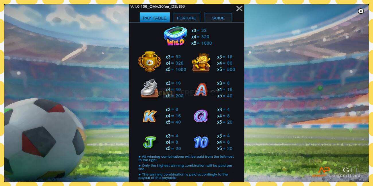 Demo slot Football Fever free and without registration, picture - 1