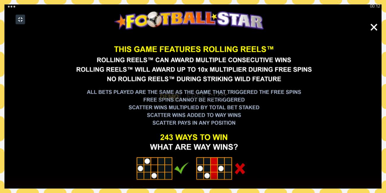 Demo slot Football Star free and without registration, picture - 1