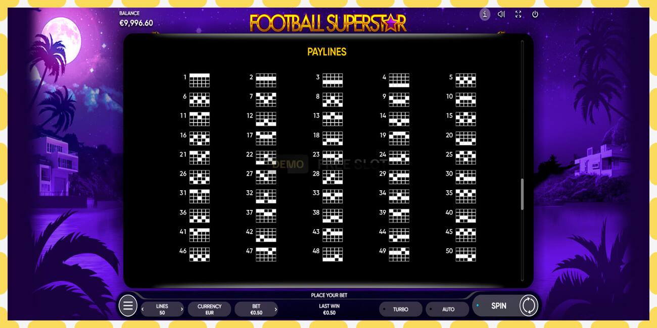 Demo slot Football Superstar free and without registration, picture - 1