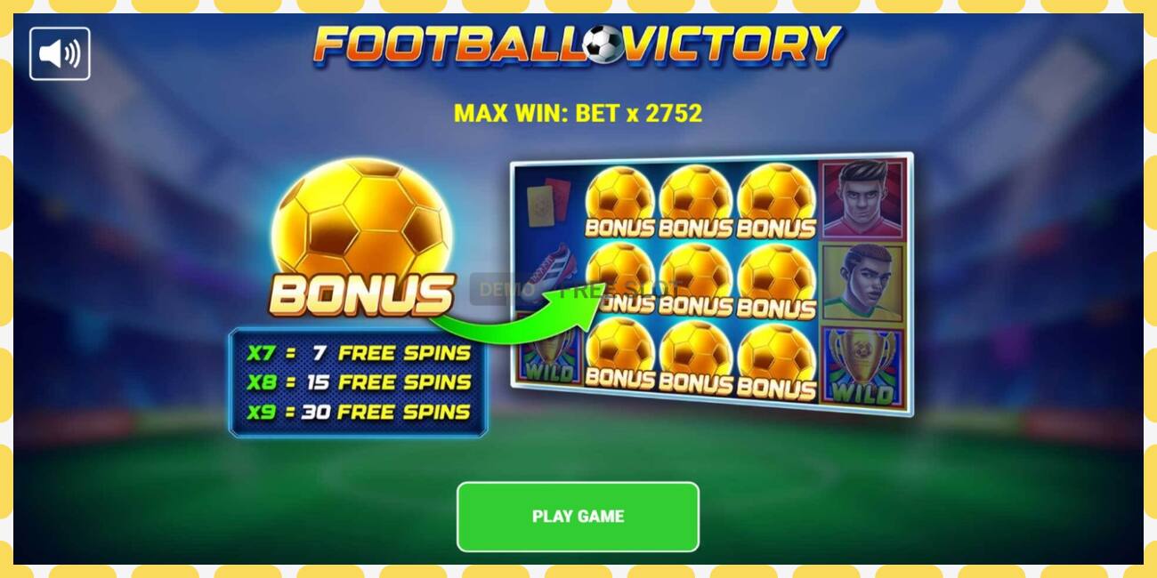 Demo slot Football Victory free and without registration, picture - 1