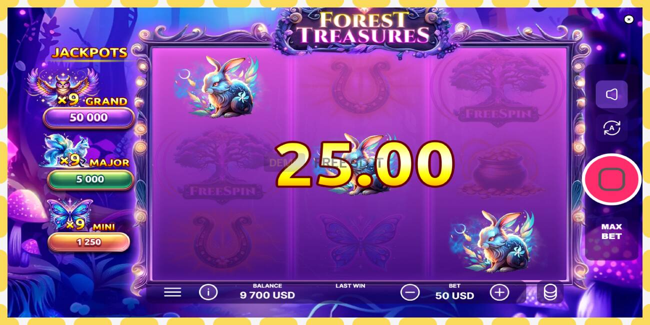 Demo slots Forest Treasures bezmaksas un bez reģistrācijas, attēlu - 1