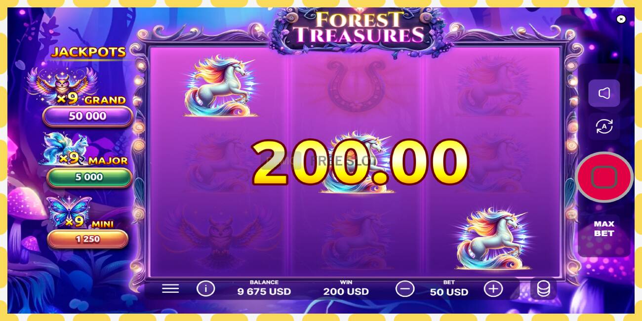 Demo slots Forest Treasures bezmaksas un bez reģistrācijas, attēlu - 1