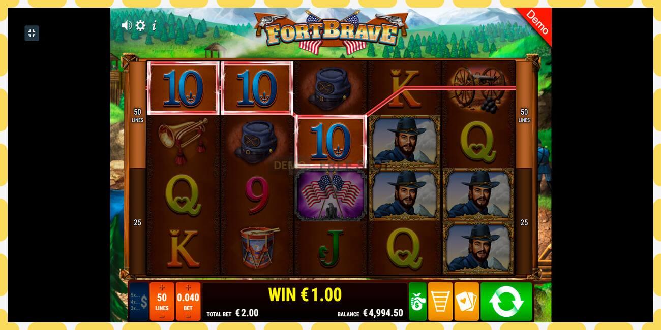 Demo slot Fort Brave free and without registration, picture - 1