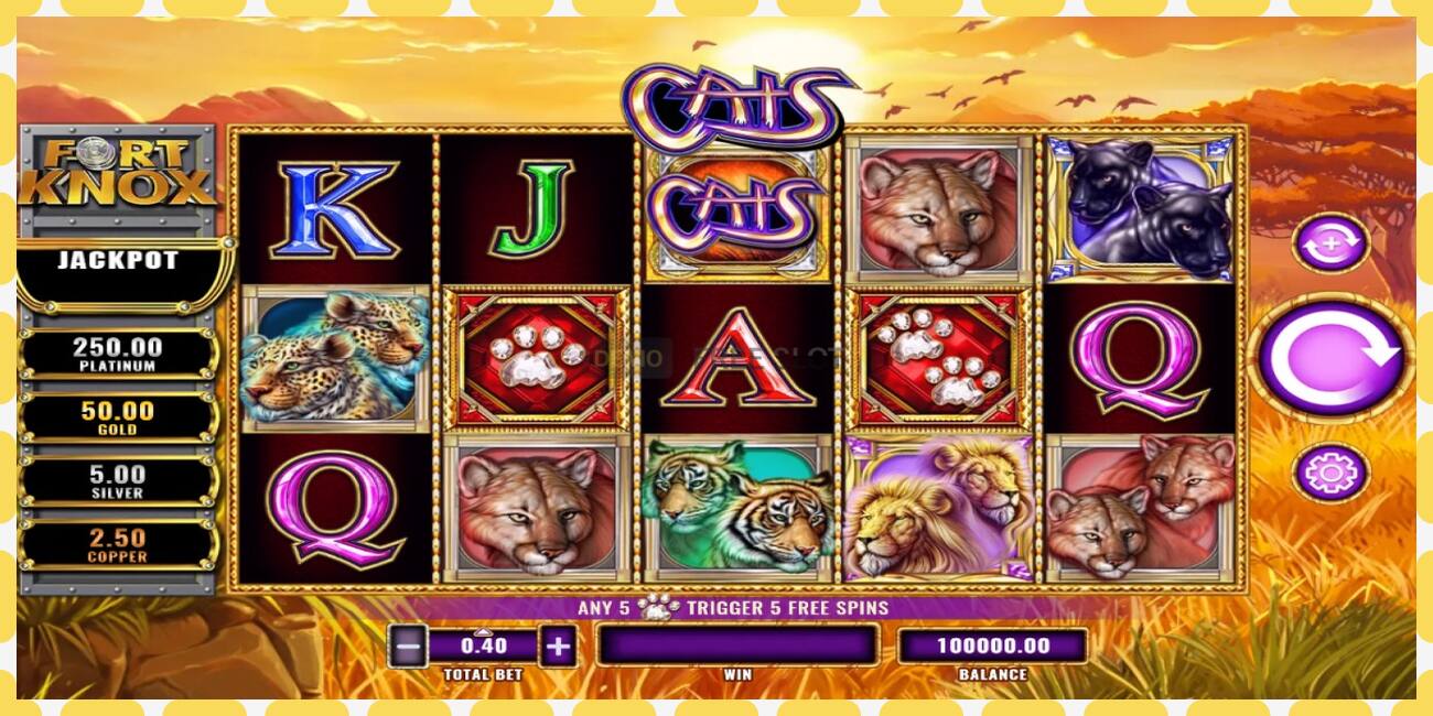 Slot dimostrativo Fort Knox Cats gratuito e senza registrazione, immagine - 1