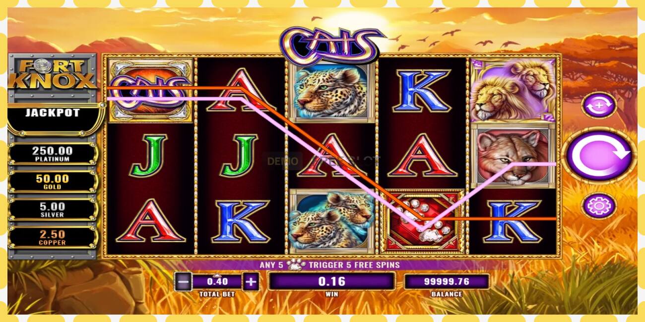 Slot dimostrativo Fort Knox Cats gratuito e senza registrazione, immagine - 1