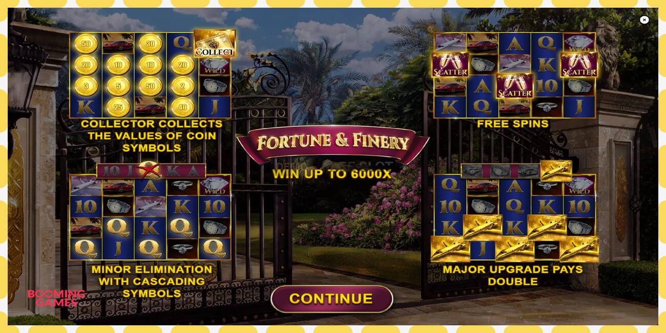 Demo slot Fortune & Finery free and without registration, picture - 1