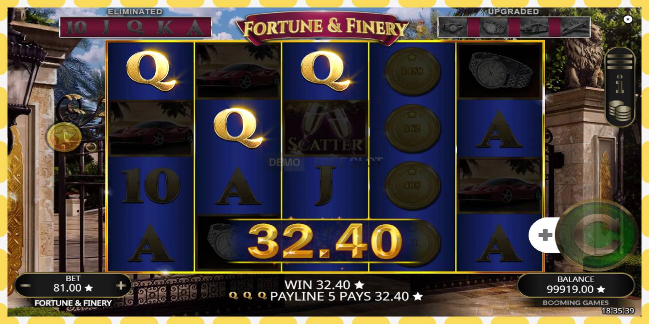 Demo slot Fortune & Finery free and without registration, picture - 1