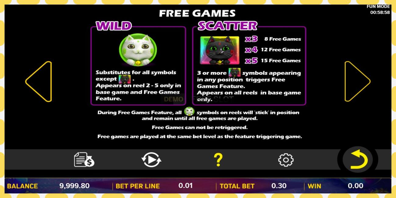 Demo slot Fortune Cats 2 free and without registration, picture - 1