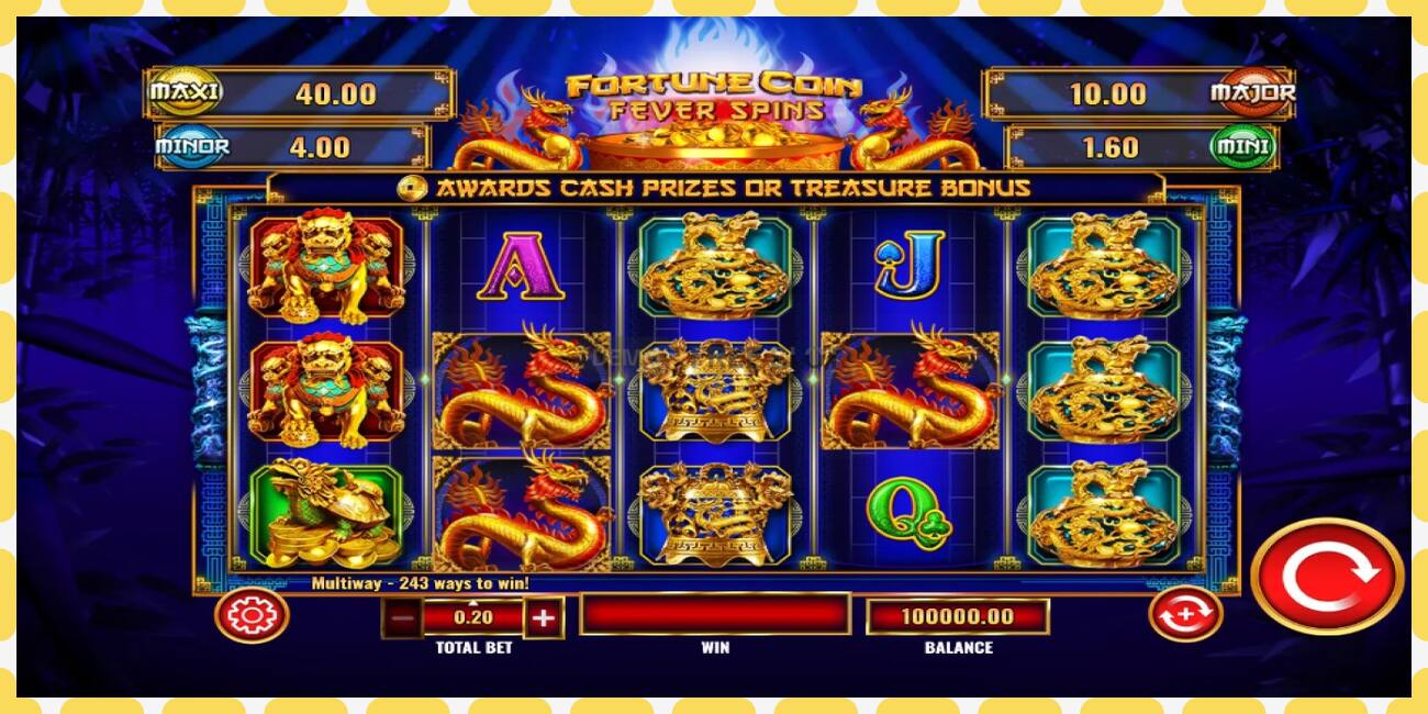 Demo rifa Fortune Coin Fever Spins ókeypis og án skráningar, mynd - 1