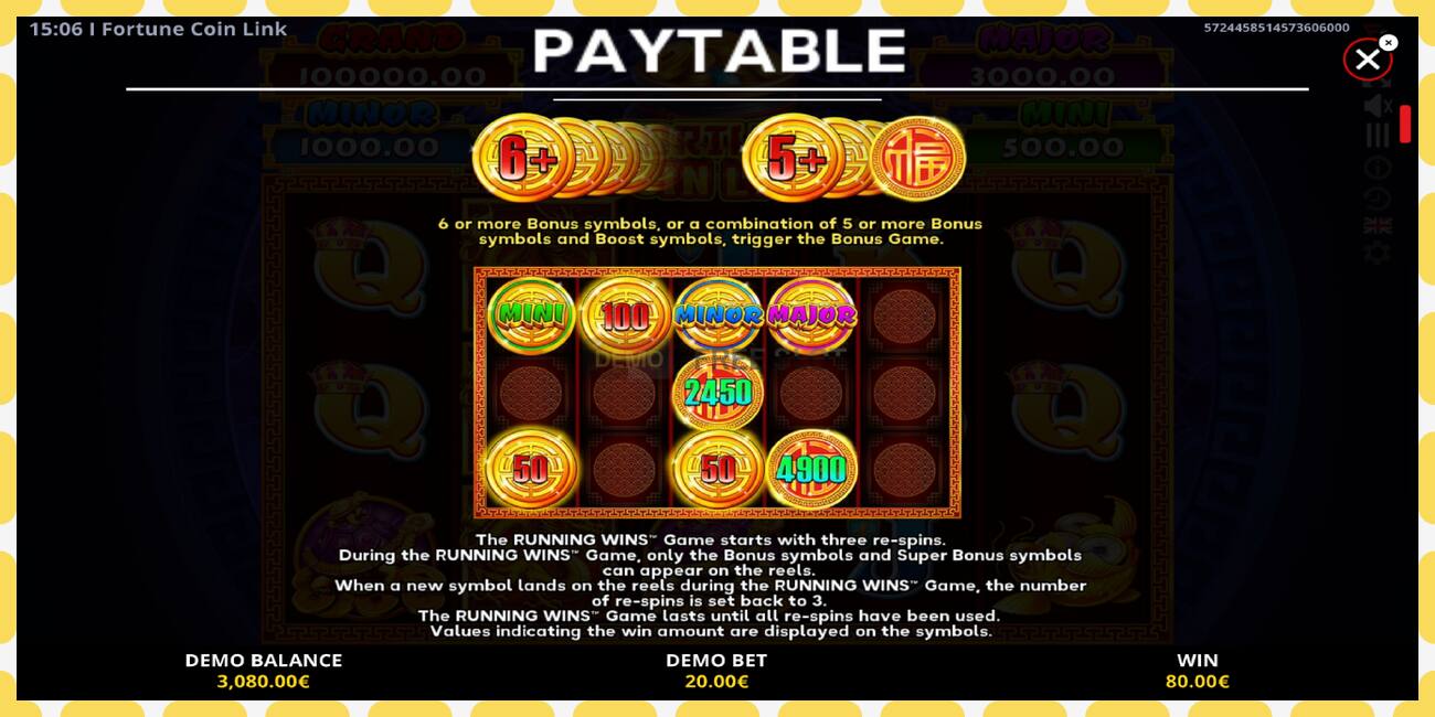 Demo slot Fortune Coin Link free and without registration, picture - 1