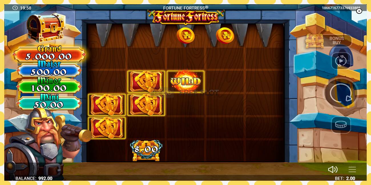 Demo slot Fortune Fortress නොමිලේ සහ ලියාපදිංචියකින් තොරව, පින්තූරය - 1