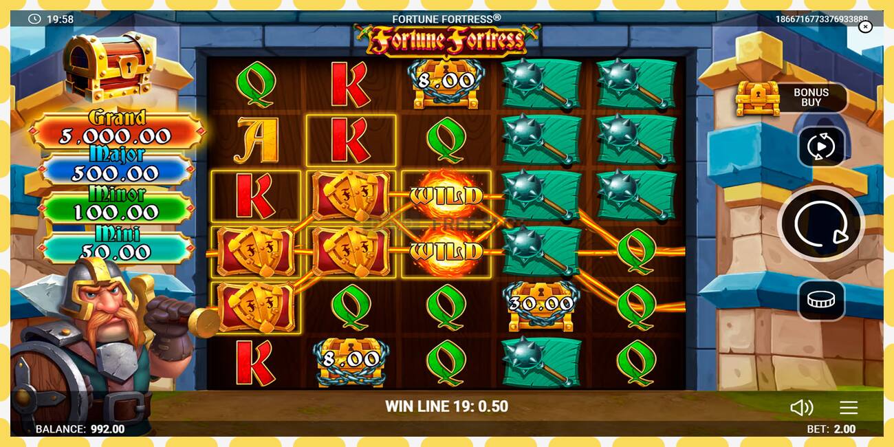 Demo slot Fortune Fortress නොමිලේ සහ ලියාපදිංචියකින් තොරව, පින්තූරය - 1