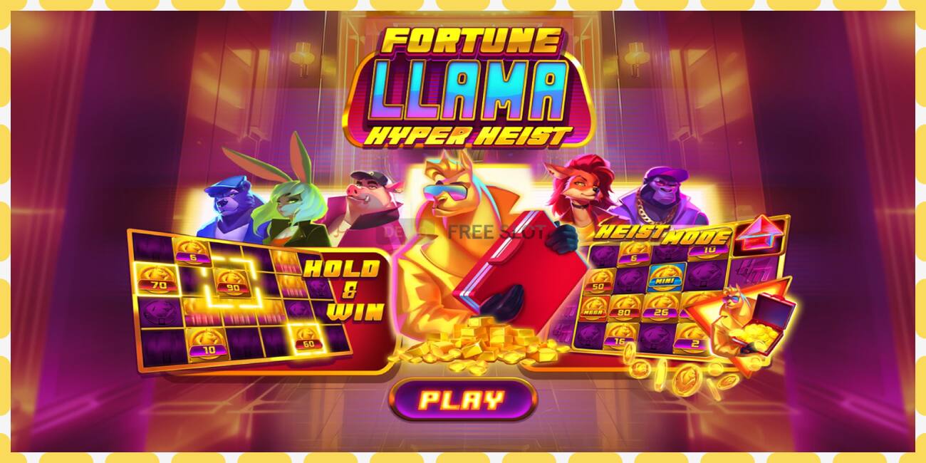 Demo slot Fortune Llama Hyper Heist free and without registration, picture - 1