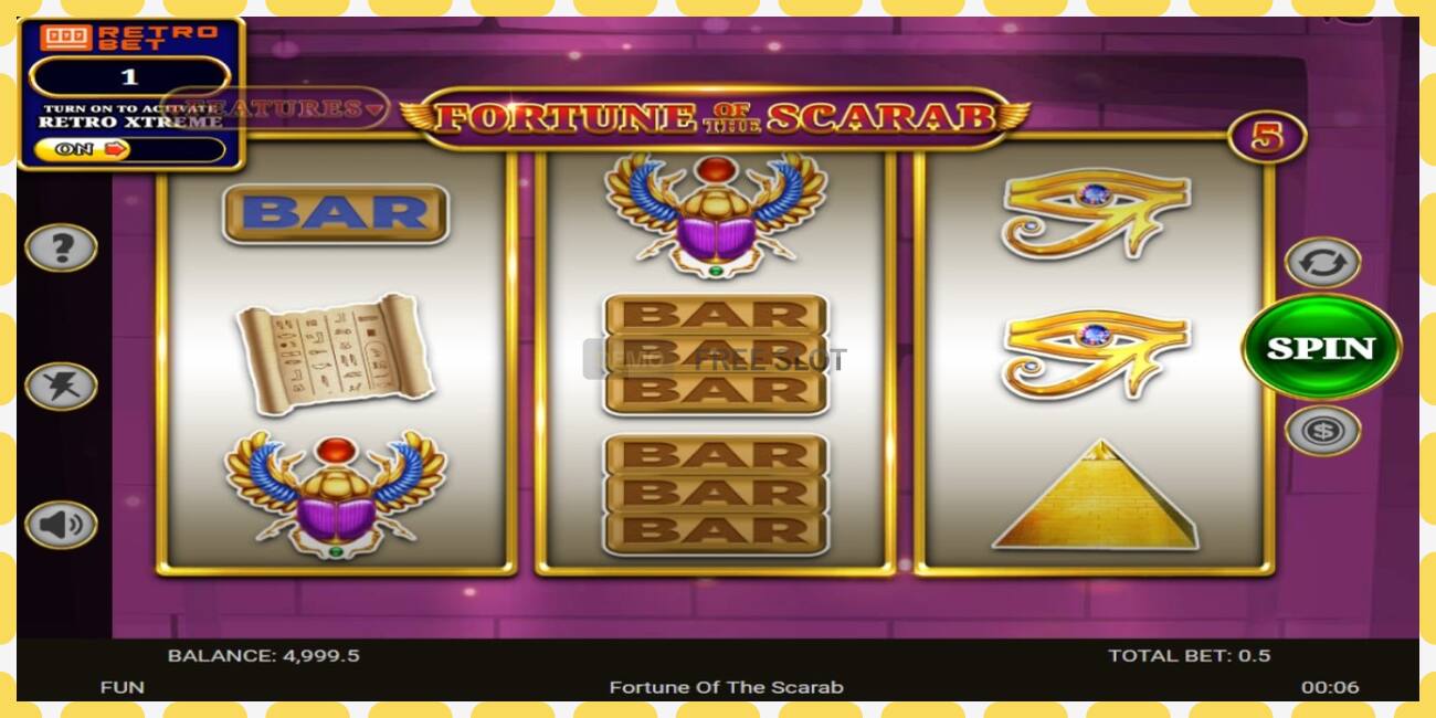 Demo slot Fortune of the Scarab free and without registration, picture - 1