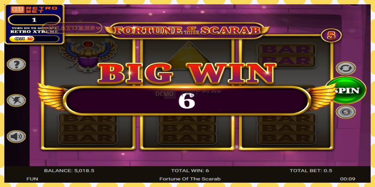 Demo slot Fortune of the Scarab besplatno i bez registracije, slika - 1