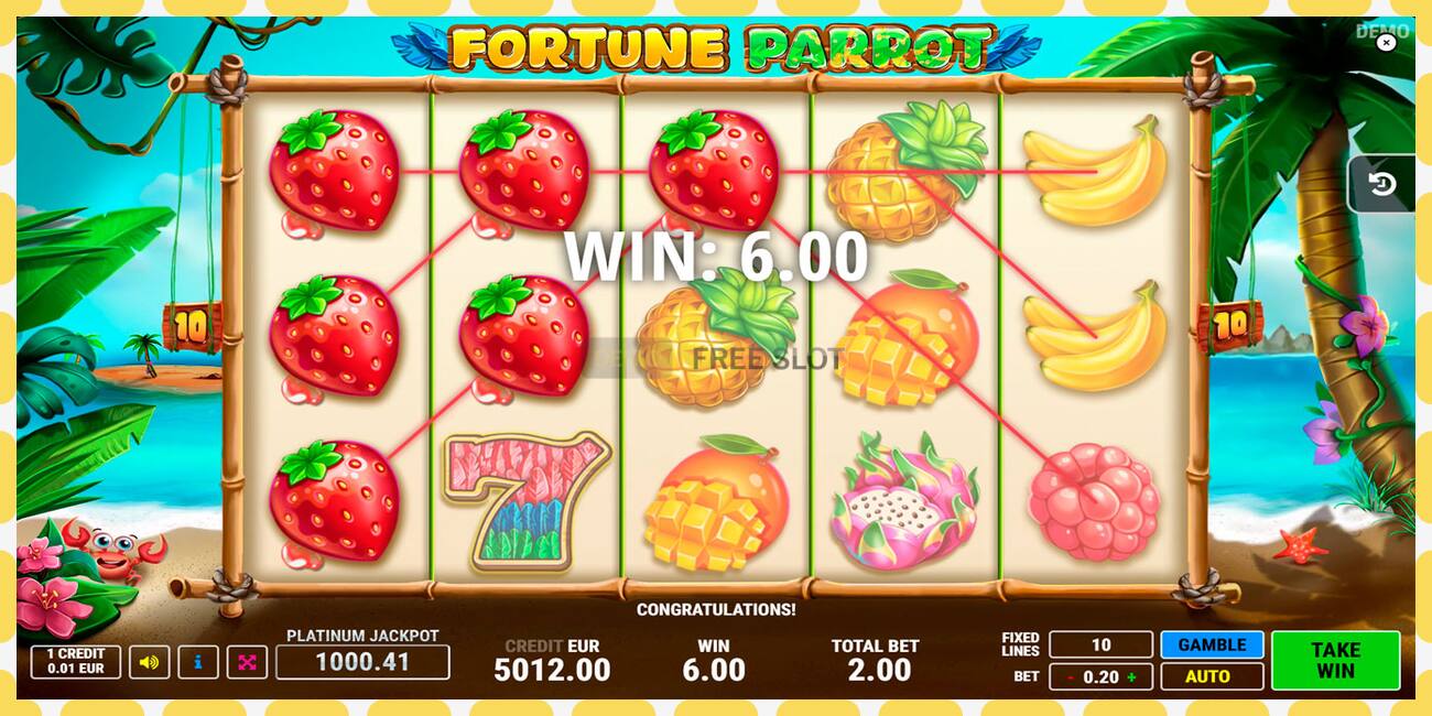 Demo slot Fortune Parrot free and without registration, picture - 1