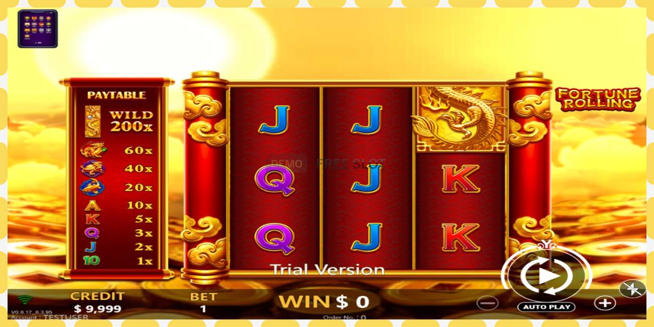 Demo slot Fortune Rolling free and without registration, picture - 1